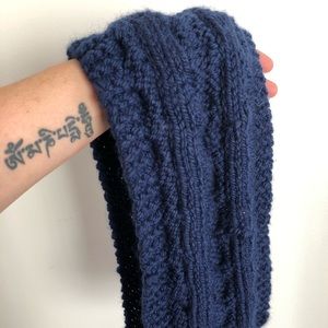 🌈Midnight blue handmade neck scarf🌈
